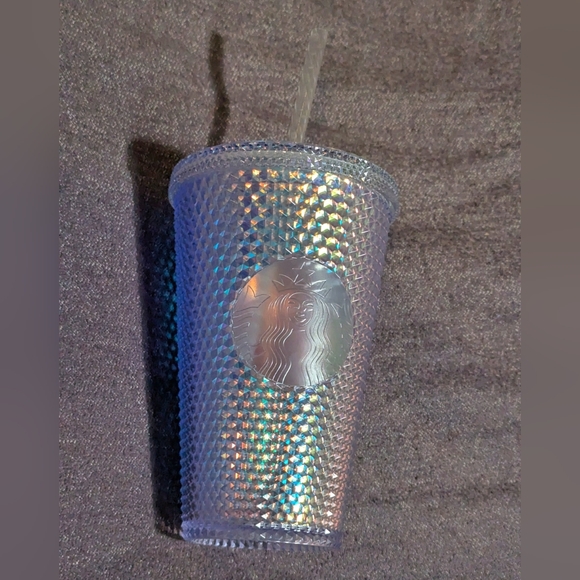 Starbucks Winter Clear Pearl Finish 16oz tumbler - Picture 3 of 5